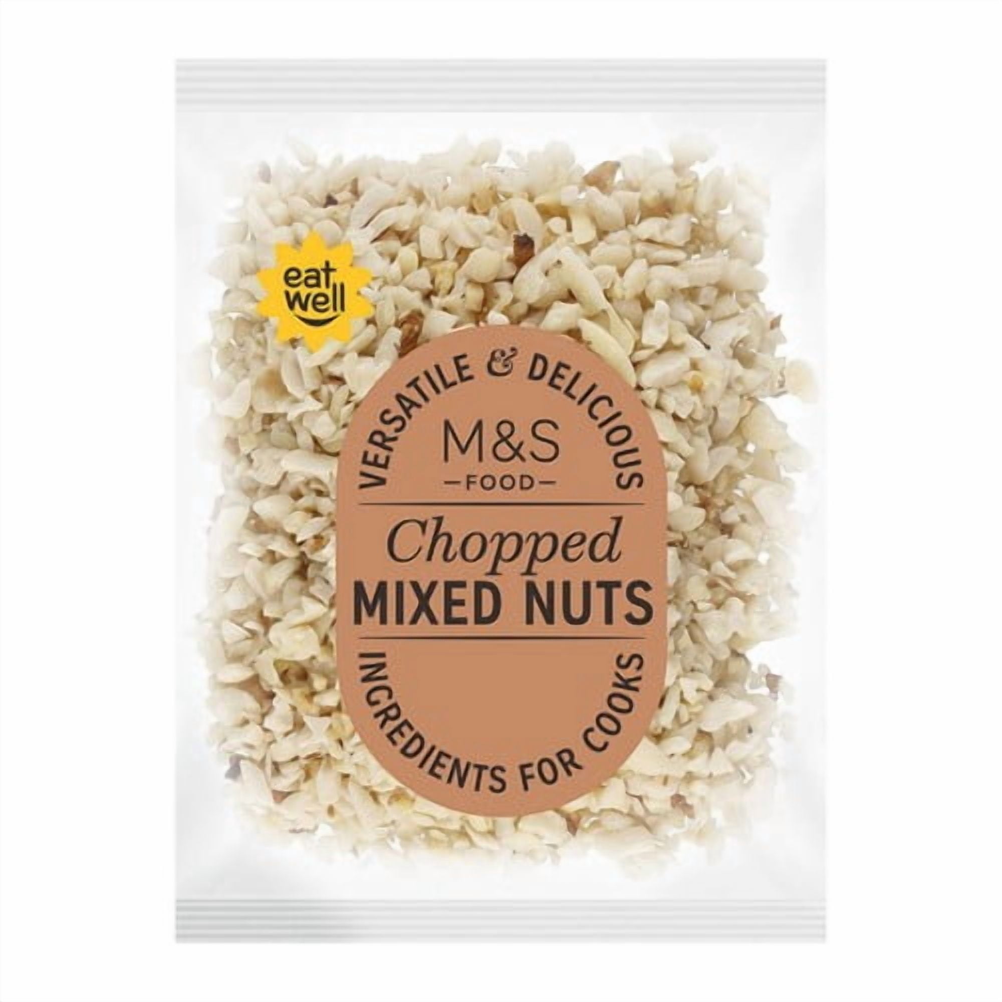 M&S Chopped Mixed Nuts 200g, British Import (Pack of 3)