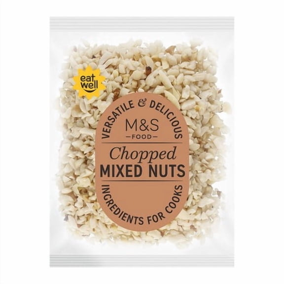 M&S Chopped Mixed Nuts 200g, British Import (Pack of 3)