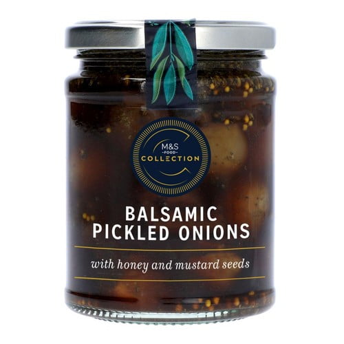 M&S Collection Balsamic Pickled Onions 295g, British Import (Pack of 2)