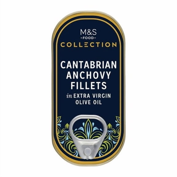 M&S Collection Cantabrian Anchovy Fillets 30g, British Import (Pack of 3)