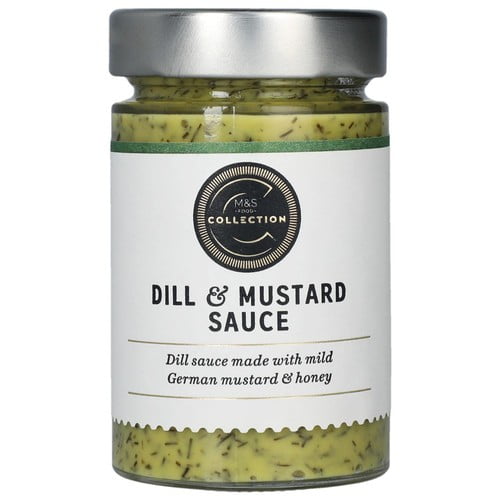 M&S Collection Dill & Mustard Sauce 190g, British Import (Pack of 2)