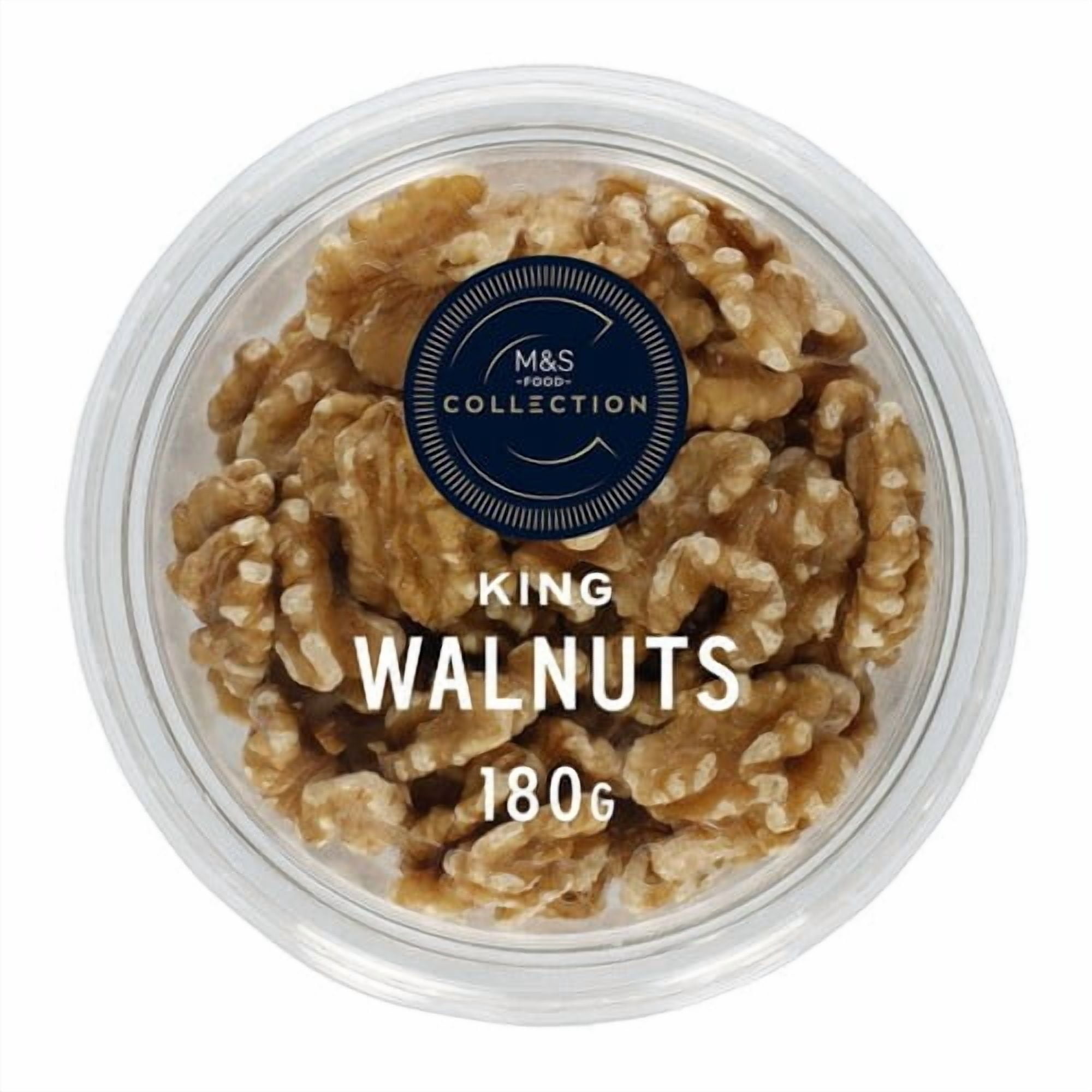 M&S Collection King Walnuts 180g, British Import (Pack of 3)