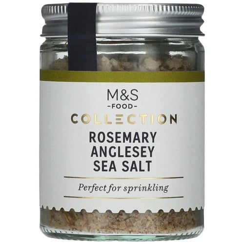 M&S Collection Rosemary Anglesey Sea Salt 55g, British Import (Pack of 2)