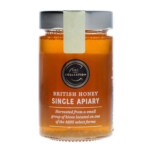 M&S Collection Single Apiary Pure British Honey 250g, British Import (Pack of 2)