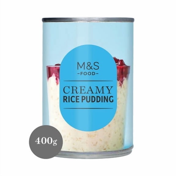M&S Creamed Rice Pudding 400g, British Import (Pack of 2)