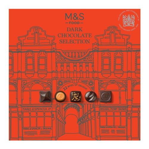 M&S Dark Chocolate Selection 292g, British Import (Pack of 3)