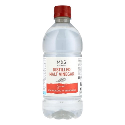 M&S Distilled Malt Vinegar 568ml, British Import (Pack of 2)