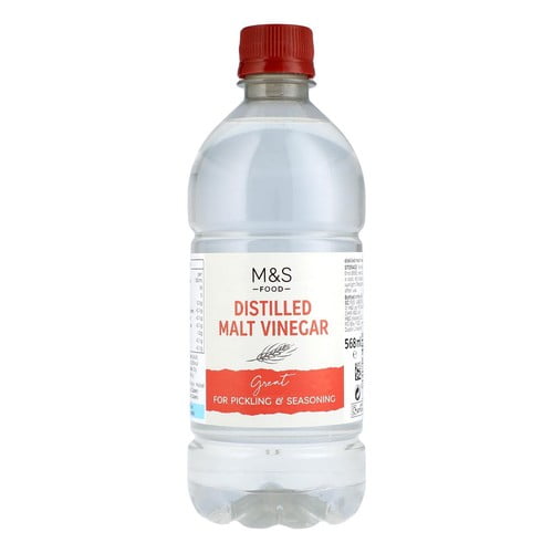 M&S Distilled Malt Vinegar 568ml, British Import (Pack of 2)