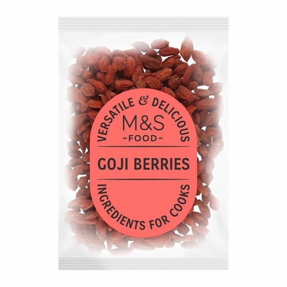 M&S Dried Goji Berries 100g, British Import (Pack of 2)