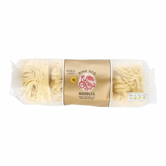 M&S Fine Egg Noodles 250g, British Import (Pack of 3)