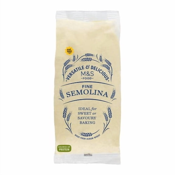 M&S Fine Semolina 500g, British Import (Pack of 2)