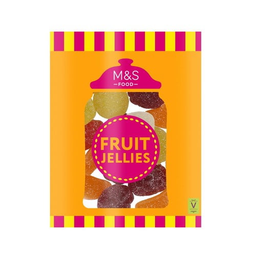 M&S Fruit Jellies 200g, British Import (Pack of 6)