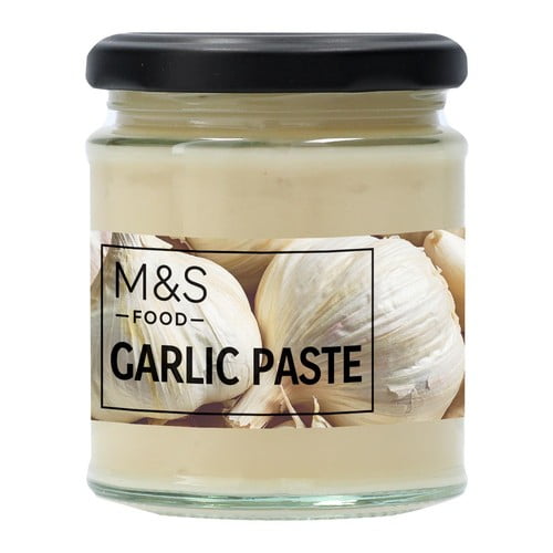 M&S Garlic Paste 180g, British Import (Pack of 2)