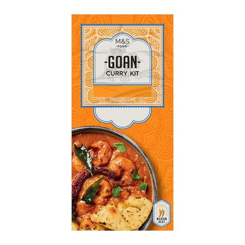 M&S Goan Curry Kit 225g, British Import (Pack of 2)