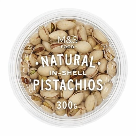 M&S In Shell Pistachios 300g, British Import (Pack of 3)