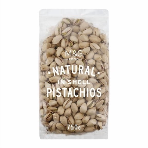 M&S In Shell Pistachios 750g, British Import (Pack of 3)