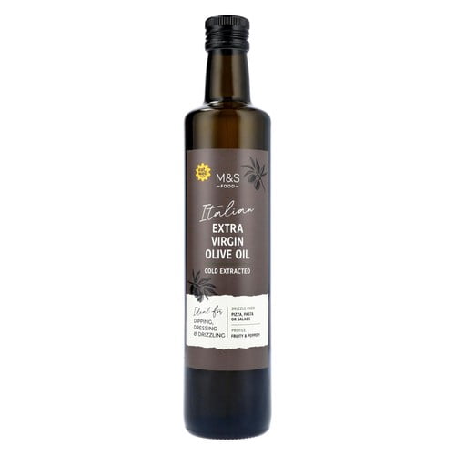 M&S Italian Extra Virgin Olive Oil 500ml, British Import (Pack of 2)