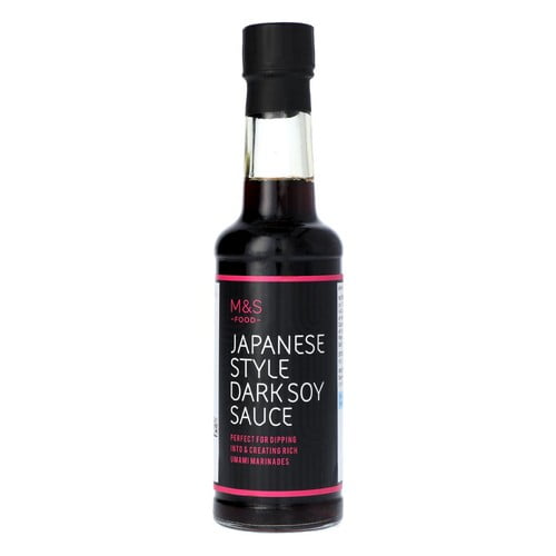 M&S Japanese Dark Soy Sauce 150ml, British Import (Pack of 2)