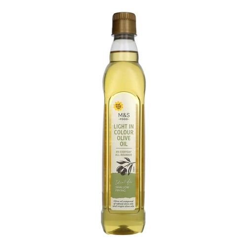 M&S Light in Colour Olive Oil 500ml, British Import (Pack of 2)