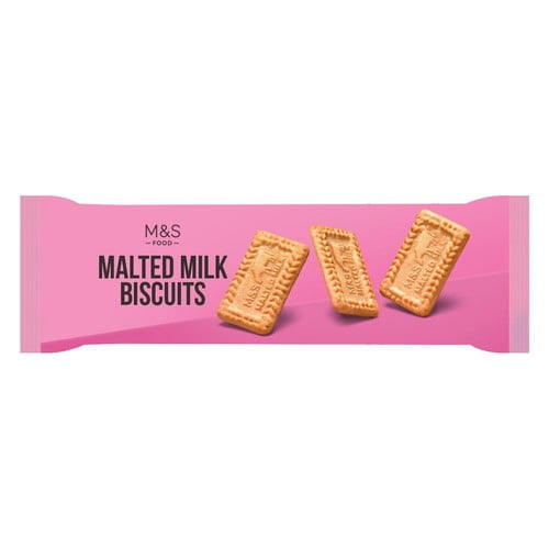 M&S Malted Milk Biscuits 200g, British Import (Pack of 2)