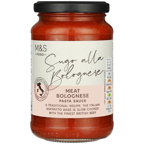 M&S Meat Bolognese Pasta Sauce 340g, British Import (Pack of 2)