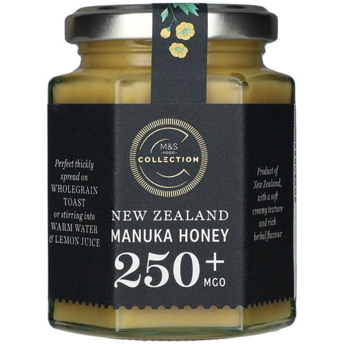 M&S New Zealand Manuka 250 MGO Honey 250g, British Import (Pack of 2)