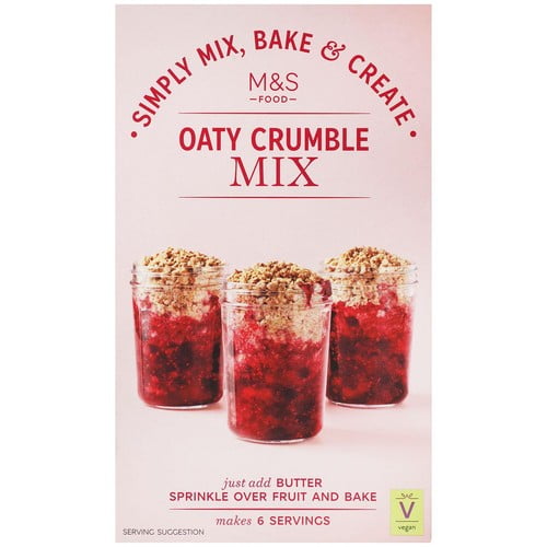 M&S Oaty Crumble Mix 360g, British Import (Pack of 2)