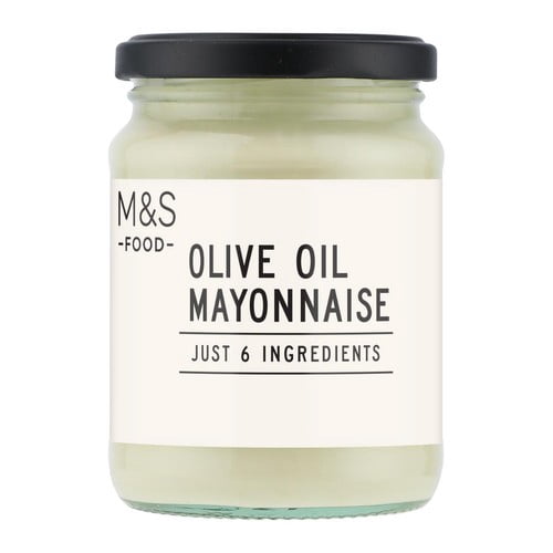M&S Only 6 Ingredients Olive Oil Mayonnaise 250g, British Import (Pack of 2)