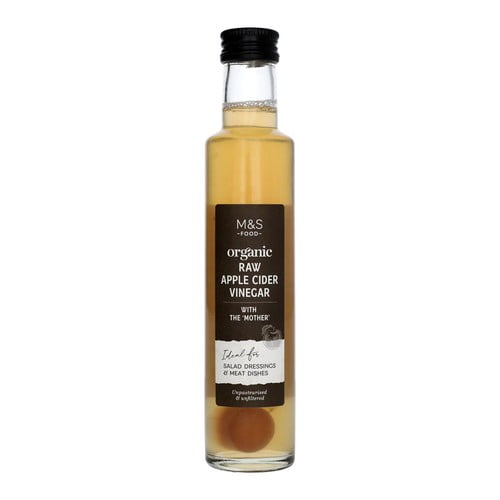 M&S Organic Raw Apple Cider Vinegar 250ml, British Import (Pack of 2)