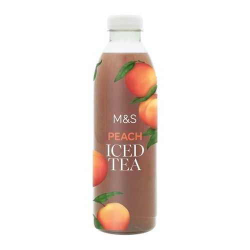 M&S Peach Iced Tea No Added Sugar 750ml, British Import (Pack of 2)