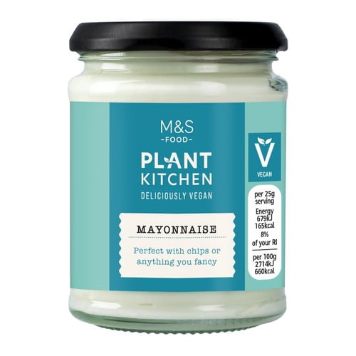 M&S Plant Kitchen Vegan Mayonnaise 250g, British Import (Pack of 2)