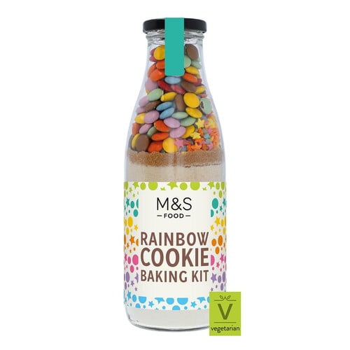 M&S Rainbow Cookie Baking Kit 645g, British Import (Pack of 2)