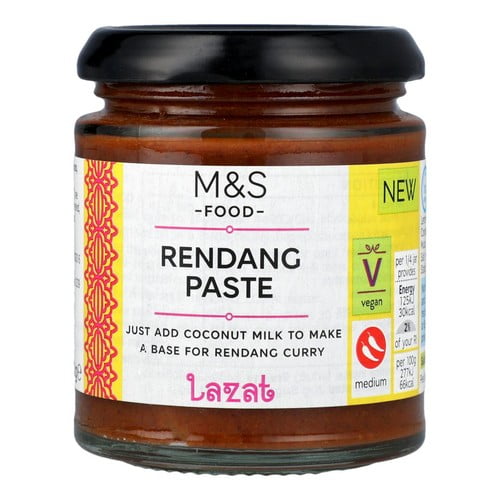 M&S Rendang Paste 180g, British Import (Pack of 2)