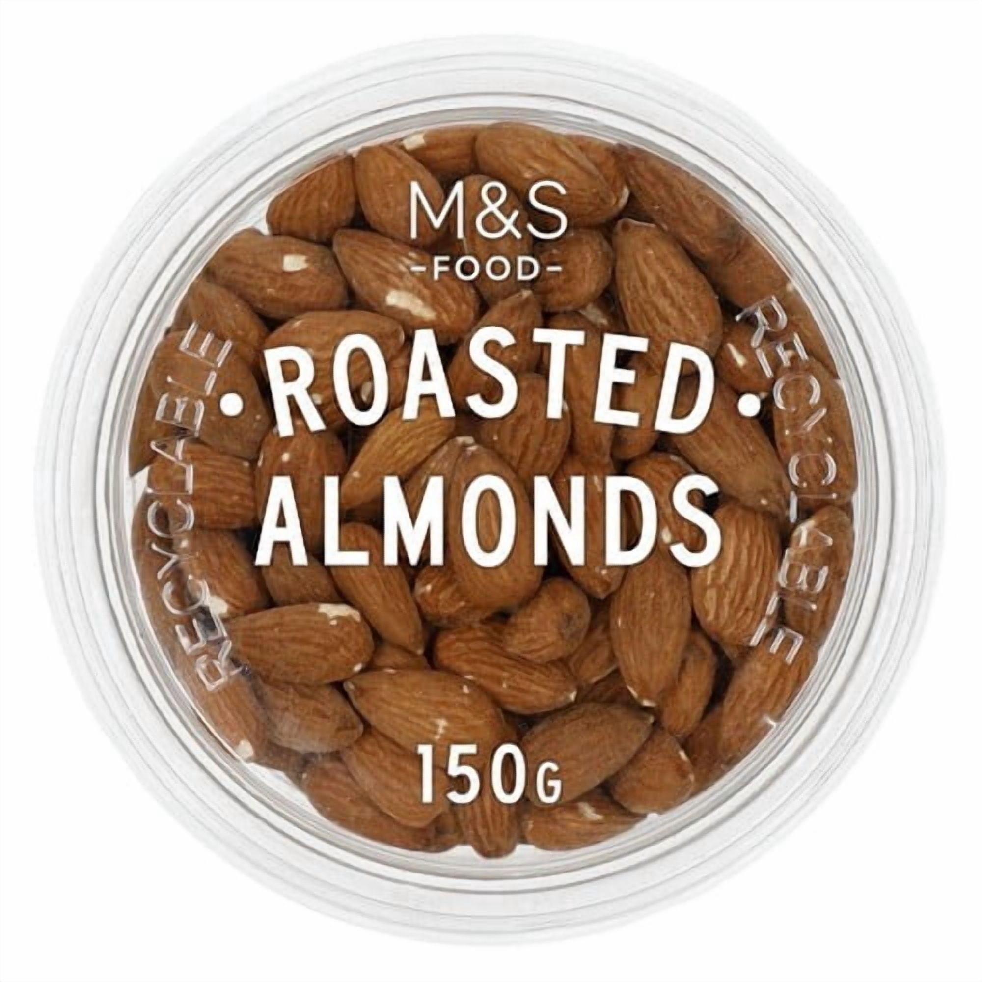 M&S Roasted Almonds 150g, British Import (Pack of 3)