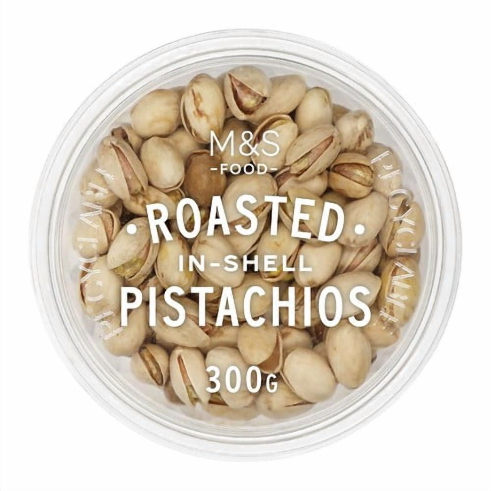 M&S Roasted In Shell Pistachios 300g, British Import (Pack of 3)