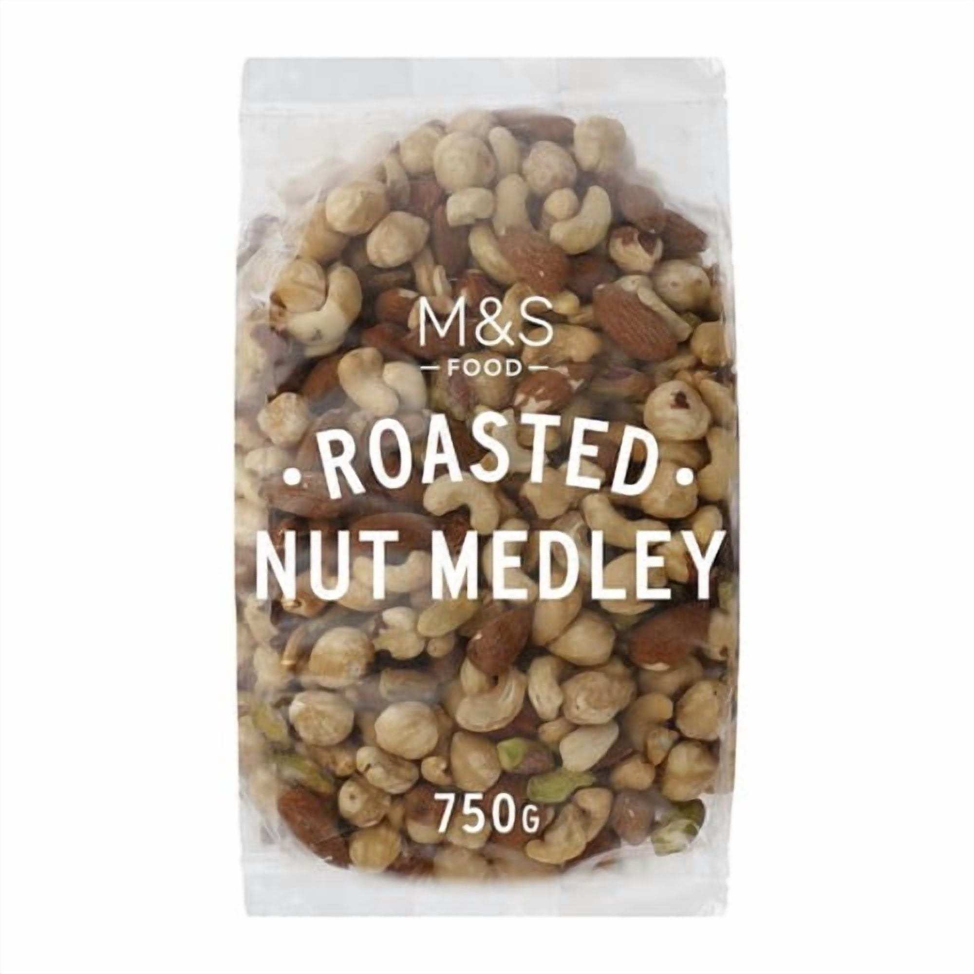 M&S Roasted Nut Medley 750g, British Import (Pack of 3)