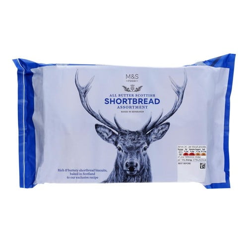 M&S Scottish All Butter Shortbread Assortment 450g, British Import (Pack of 2)