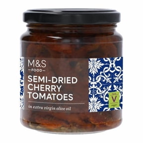 M&S Semi Dried Cherry Tomatoes 280g, British Import (Pack of 2)