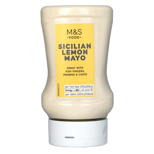 M&S Sicilian Lemon Mayonnaise 280ml, British Import (Pack of 2)
