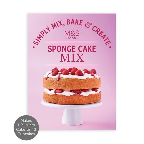 M&S Sponge Cake Mix 500g, British Import (Pack of 2)