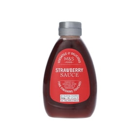 M&S Strawberry Dessert Sauce 290g, British Import (Pack of 2)