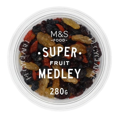 M&S Super Fruit Medley 280g, British Import (Pack of 2)