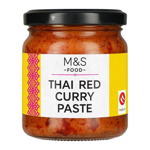M&S Thai Red Curry Paste 190g, British Import (Pack of 2) - Walmart.com