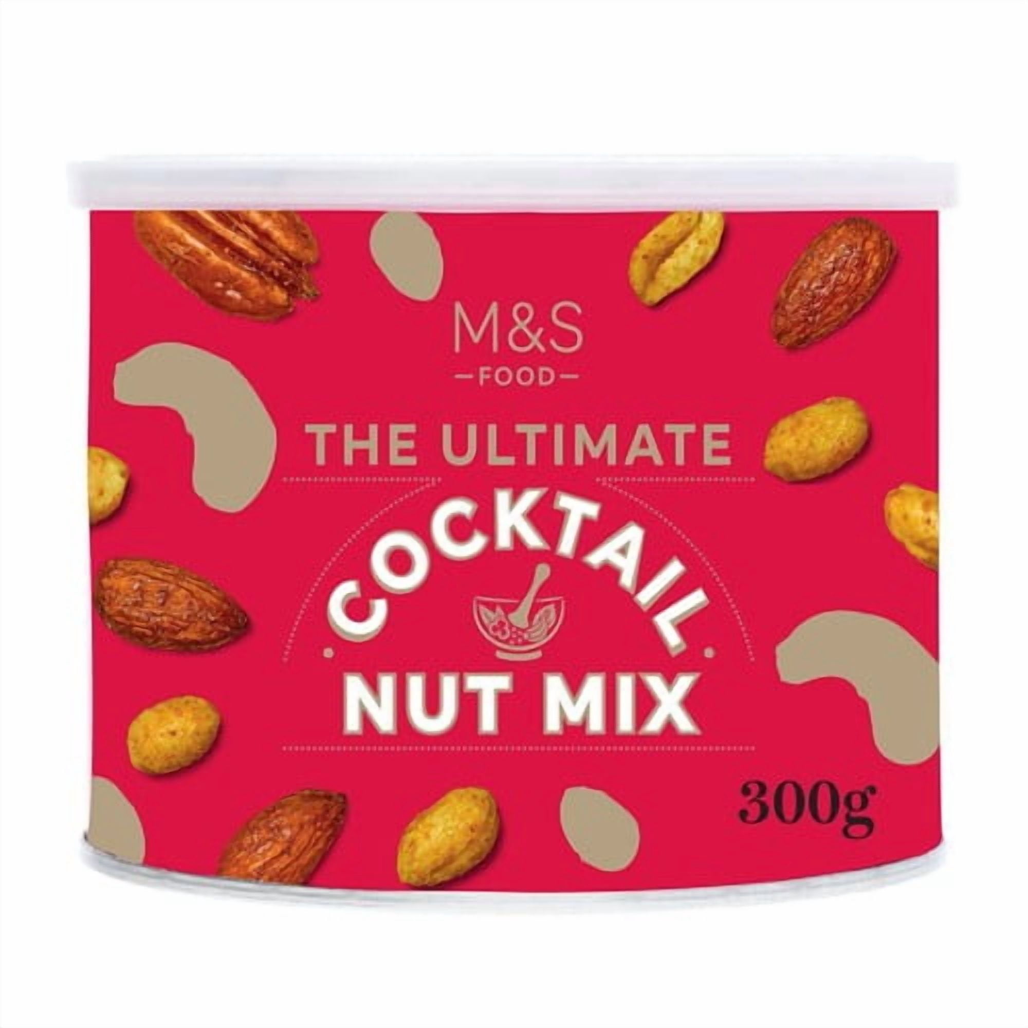 M&S The Ultimate Cocktail Nut Mix 300g, British Import (Pack of 3)