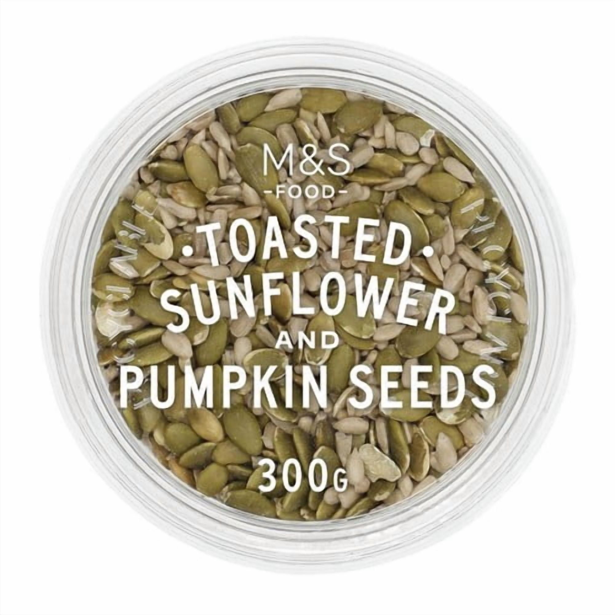 M&S Toasted Pumpkin & Sunflower Seeds 300g, British Import (Pack of 3)