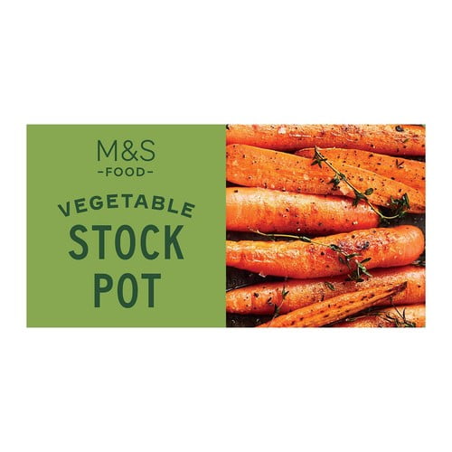 M&S Vegetable Stock Pot 4 x 24g, British Import (Pack of 2)