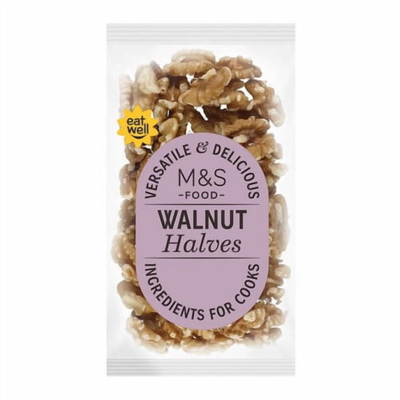 M&S Walnut Halves 100g, British Import (Pack of 2)