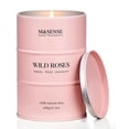 thumbnail image 1 of M&SENSE Wild Rose Large Natural Scented Candle, 120 Hours Long Lasting Soy Candles 21.2oz, Stress Relief Luxury Aromatherapy Candles, 1 of 8