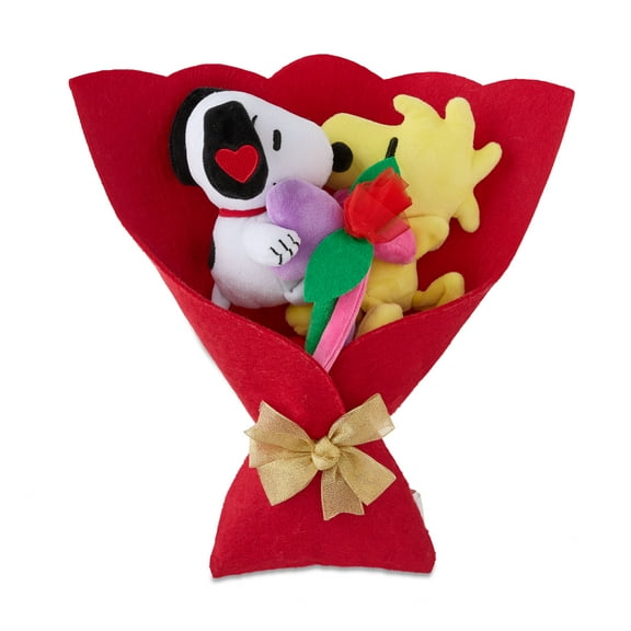 Medium Snoopy & Woodstock Plush Bouquet, 13", Valentine's Day by Ruz