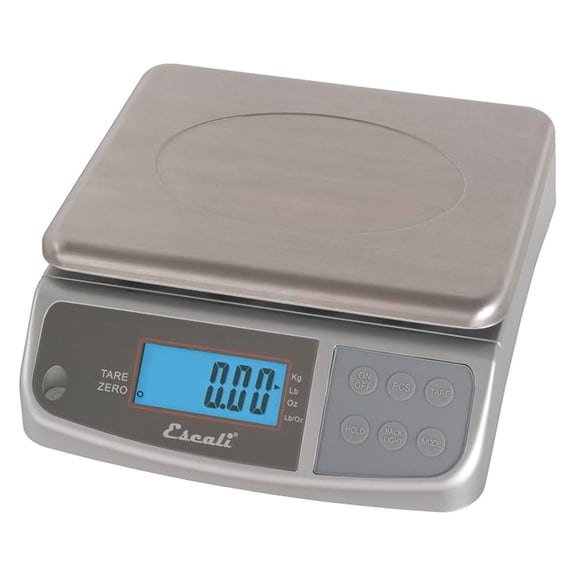 M-Series NSF Certified Digital Kitchen & Industrial Scale, 66 lb Capacity, Dual Display, Spill-Proof, Stainless Steel